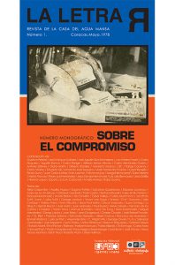 La letra R N°1. Número monográfico sobre el compromiso